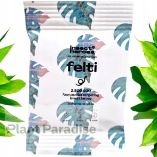 FELTI 2,5 MLN - Skuteczne nicienie NA ZIEMIÓRKI / MUSZKI / WCIORNIASTKI / SZKODNIKI